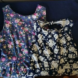 {SOLD}🍹Fit and Flare Floral Dress Bundle